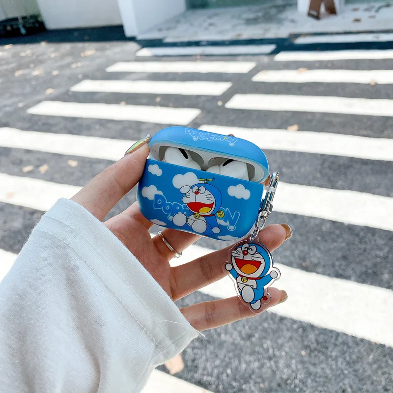 Новый японский милый мультяшный чехол для наушников Doraemon Cat Чехол Apple Airpods 1/2 3 Pro