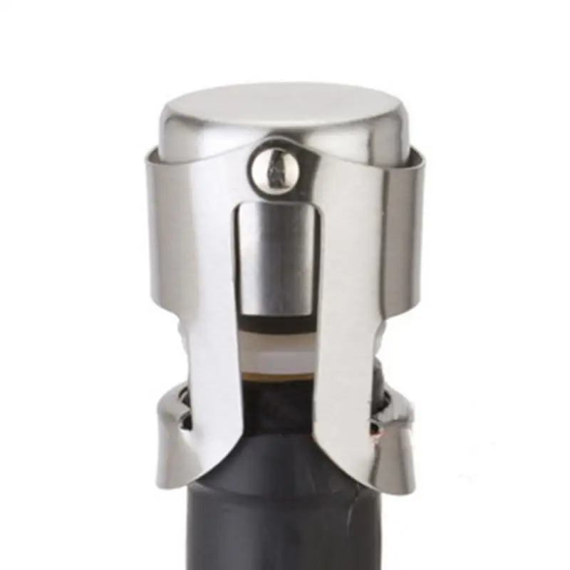 

Sealer Bar Stopper Wine Bottle Sparkling Wine Champagne Cap 304 Stainless Steel Bar Champagne Cork Portable Sealing