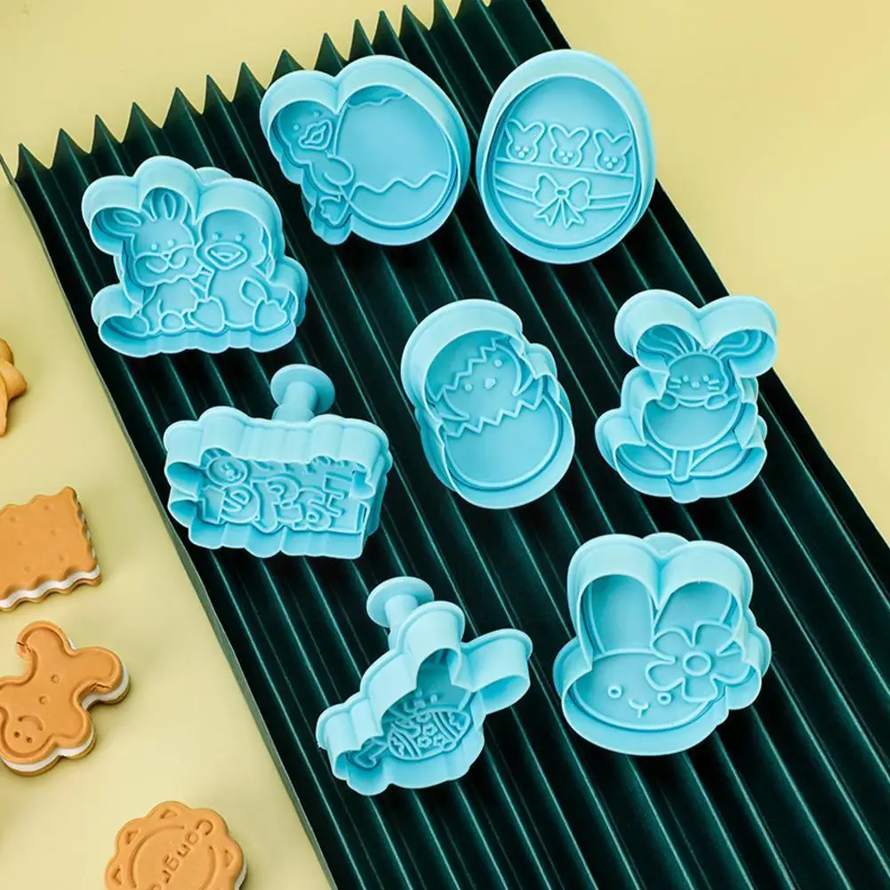 

Easter Cookie Cutter Mold Easter Eggs Rabbit Chick Biscuit Fondant Mould For Home Easter Party Cake Decor Diy Baking Tool J9j8