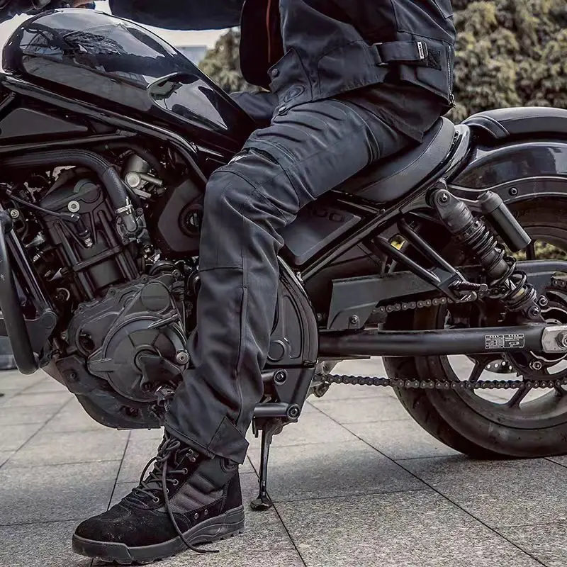 Men's Motorcycle Pants DUHAN Motorrad Knight Motocross Motorbike Pant Motos Accessories Motocicleta Trousers Oxford Warm Lining