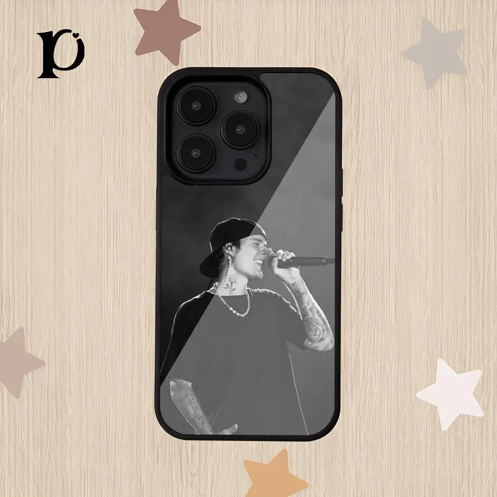 Justin Singer B-Bieber MAISTO Mouse Pad PC+TPU CoverFor Iphone 16 15 14 13 11 12 Pro Max Xr X Xs 8 7 Plus