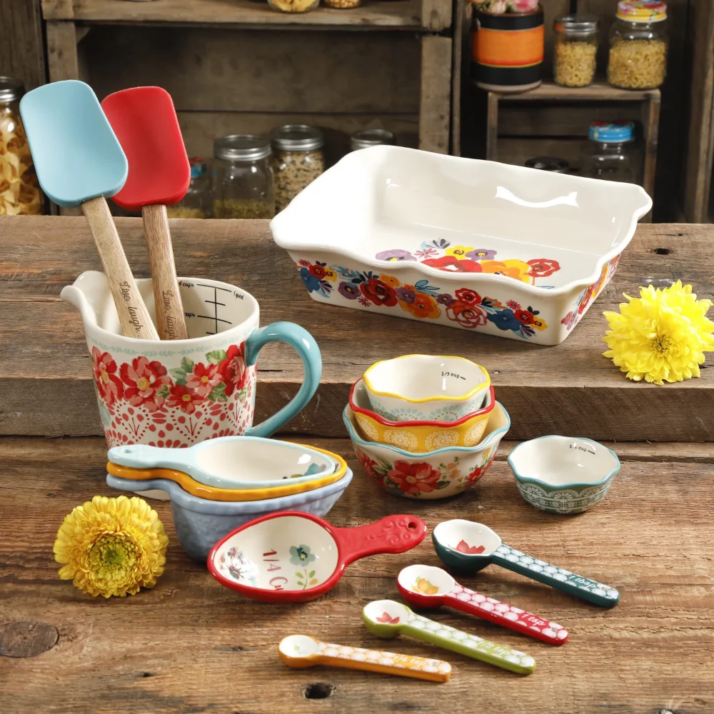 

The Pioneer Woman Collected Ceramic Baking Set, 16-Pieces