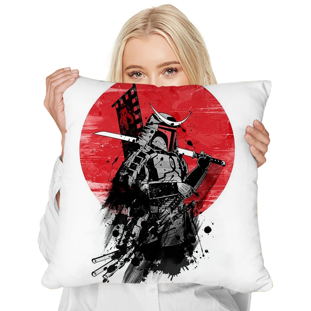

CLOOCL Sakura Samurai Pillow Case 3D Graphic Japan Samurai Polyester Zipper Cover Cushion Fashion Pillowcases Dropshipping