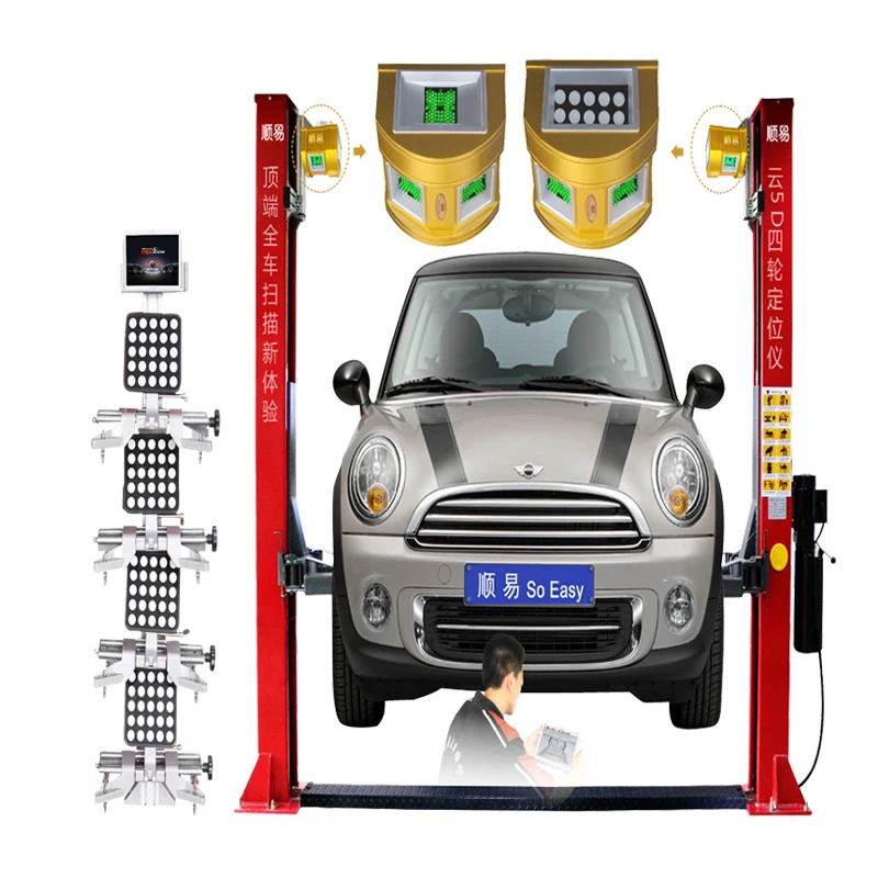 

Cloud 5D Five cameras android system and tablet High quality 3D Four-wheel alignment machine wheel aligner