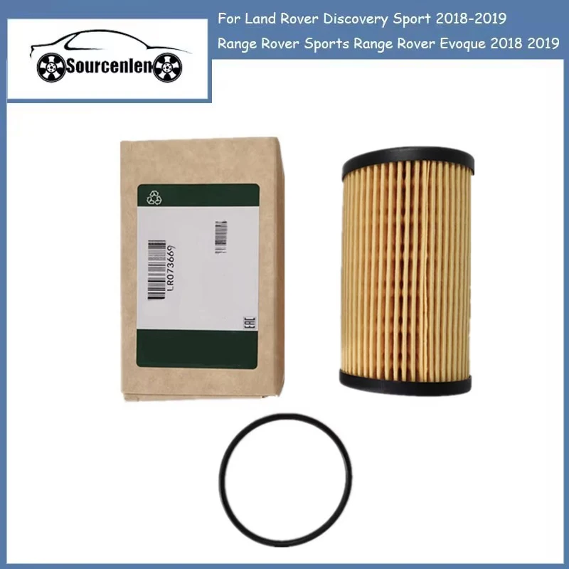 

Масляный фильтр двигателя для Land Rover Discovery Sport 2018-2019 RANGE ROVER SPORT RANGE ROVER EVOQUE 2018 2019 LR073669 G4D3-6A692-AA