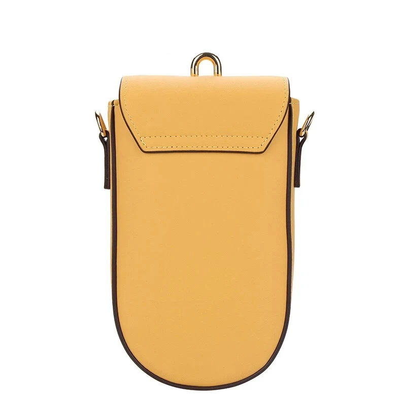 Small Crossbody Cellphone Purse For Women Femlae Solid Color Messenger Totes Shoulder Handbags Ladies Soft Leather Wallets Bags