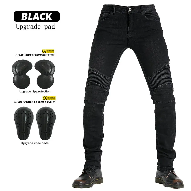 2022 Men Motorcycle Pants Aramid Motorcycle Jeans Protective Gear Riding Touring Black Motorbike Trousers Blue Motocross Jeans enlarge