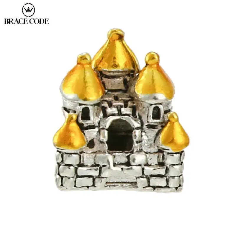 2 шт. фиолетовые шармы-подвески в виде ангела тыквы замок бусины сделай сам Черный