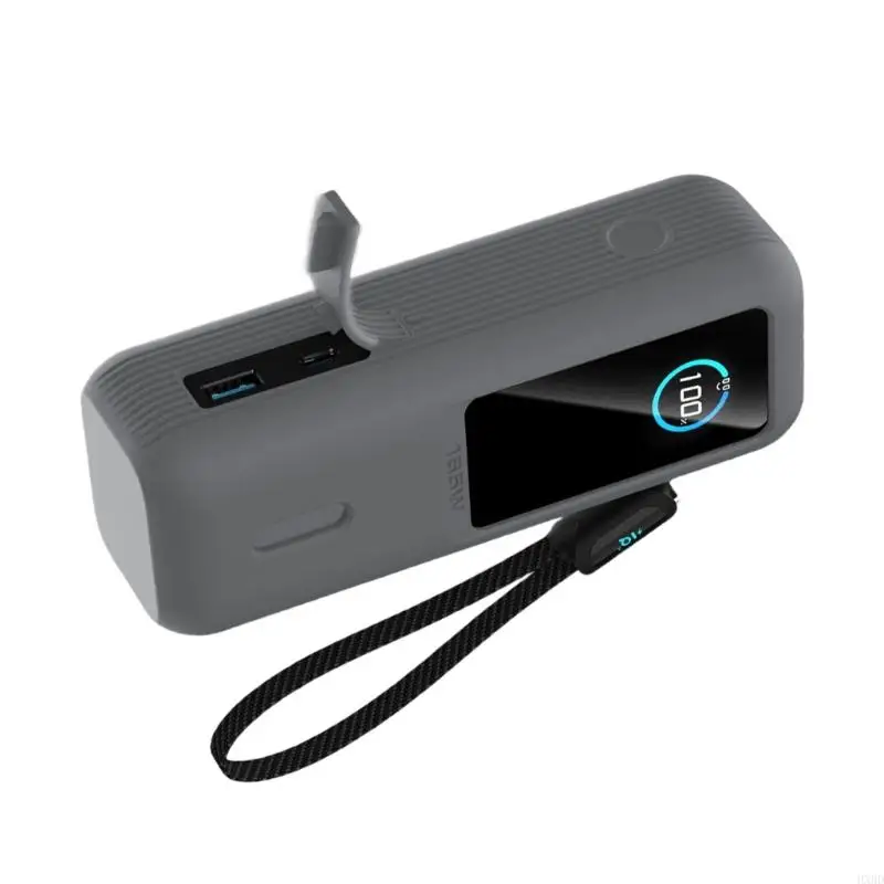 2025 Новый портативный силиконовый ящик для хранения и мешочки банка Power Banks 165 Вт.