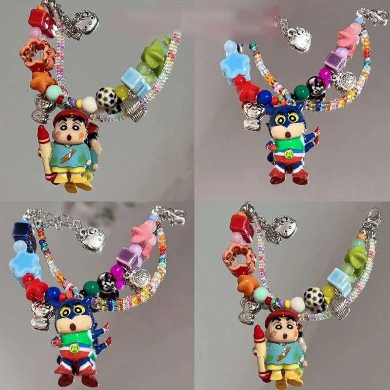 

Кавайные карандаши Shin-Chan плюшевые Мультяшные милые куклы Детский браслет из бисера аниме плюшевые игрушки для девочки подарок на день рожд...