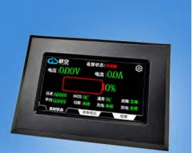 Фото Дисплей BMS LCD 2.5/3.2/4.3 дюйма для аккумуляторных блоков, CAN BT 9-36В, мультиязычный мониторинг с удлинительным кабелем №3