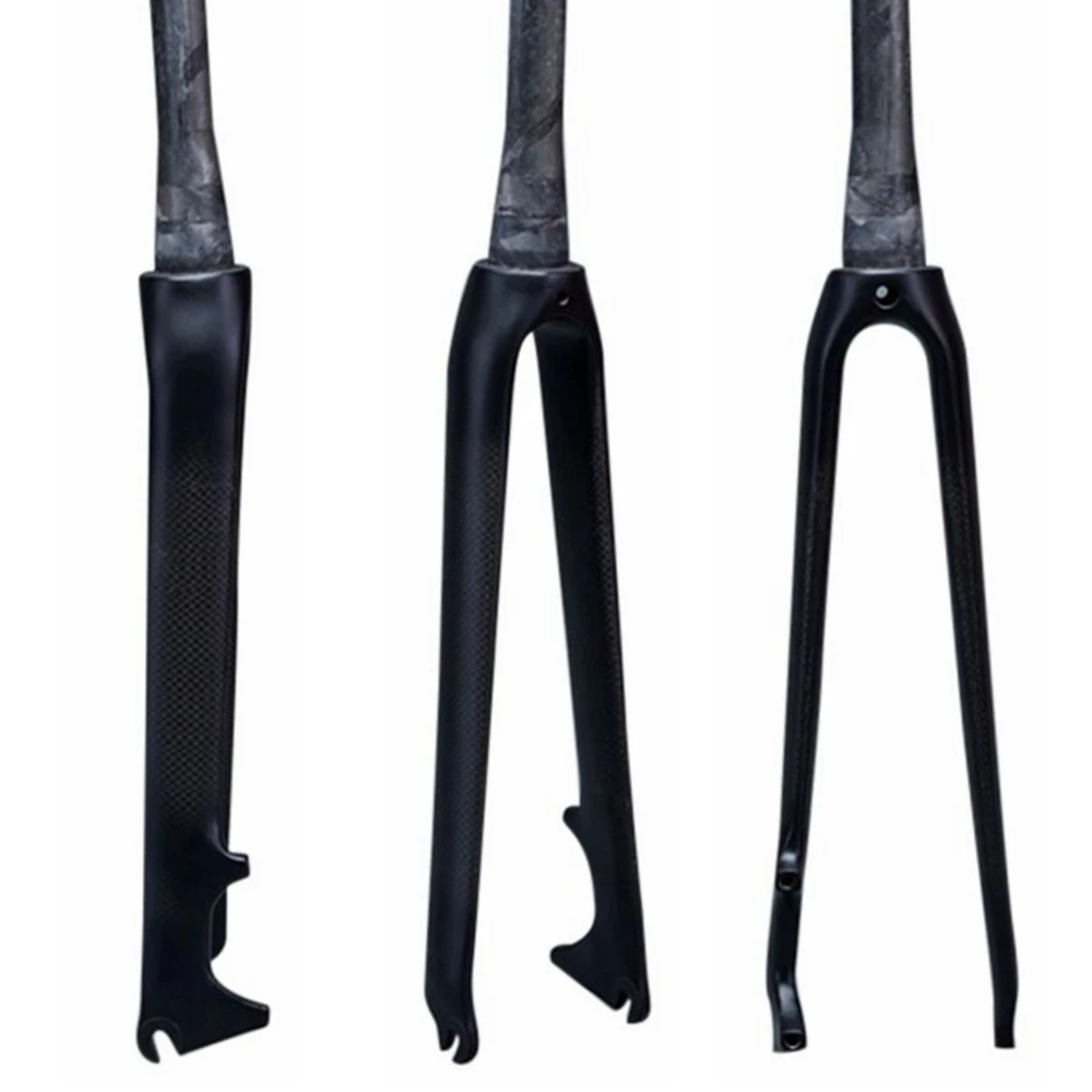 Передняя вилка для велосипеда 700C из углеродного волокна запчасти дорожного