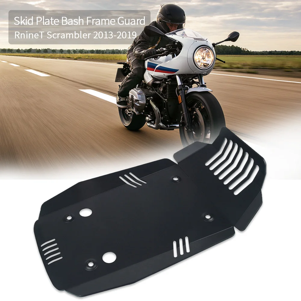 Engine Base Chassis Spoiler Guard Cover Skid Plate Pan Protector For BMW R Nine T RnineT Scrambler 2013-2015 2016 2017 2018 2019