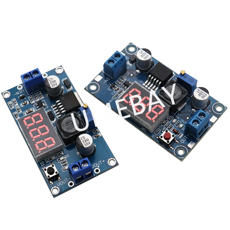 

5 шт. LM2596 BUCK 3A DC-DC Регулируемый понижающий модуль питания + синий цвет