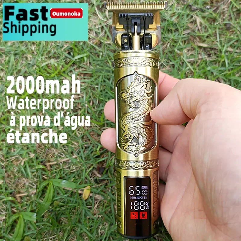 

New Waterproof Razor for Men Electric Hair Clipper Shaver Beard Trimmer Professional Hair Cutting Machine Beard Barber Hair Cut