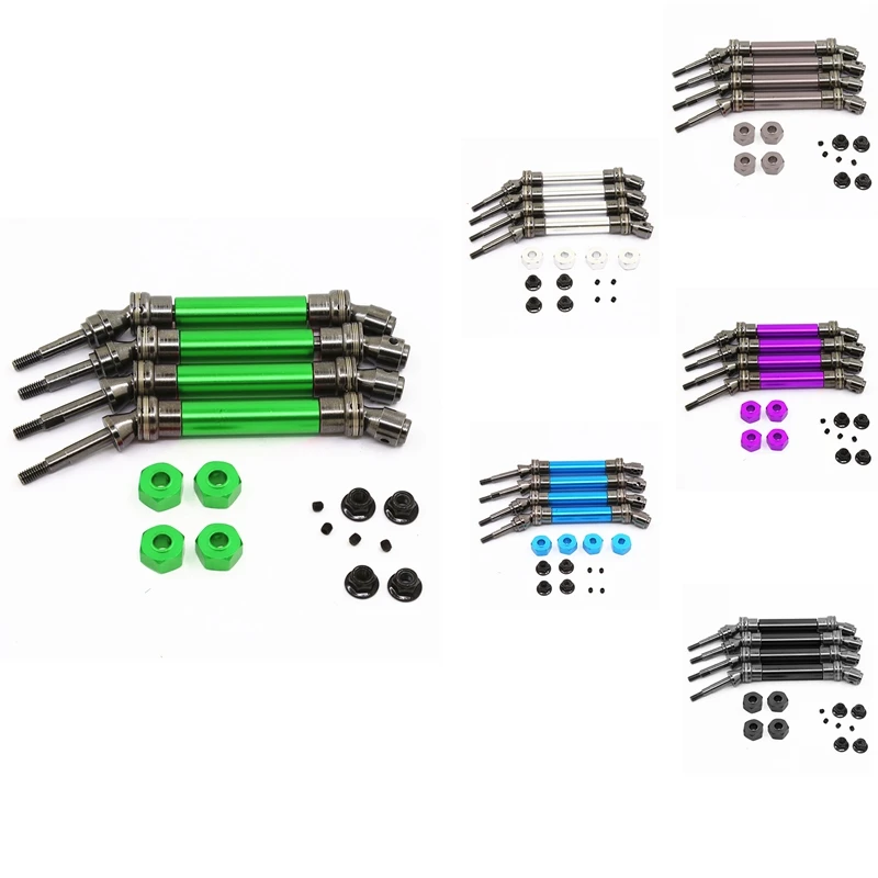 

for 1/10 Traxxas Slash 4x4 Stampede VXL 2WD 6851R 6851X 6852R 6852X of CVD Steel Front Rear Drive Shaft Assembly Heavy