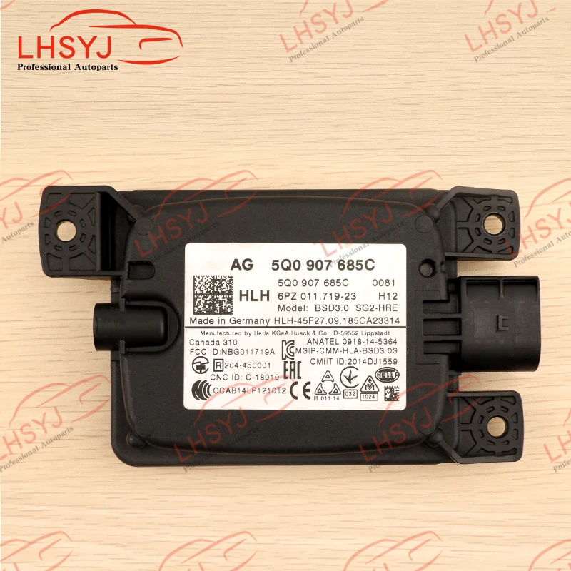Фото 5Q0 907 685 C/5Q0 907 686 C для VW Golf 7 Mk7 Octavia Seat Sharan Превосходное изменение движения Модуль боковой системы помощи Радар датчика №2
