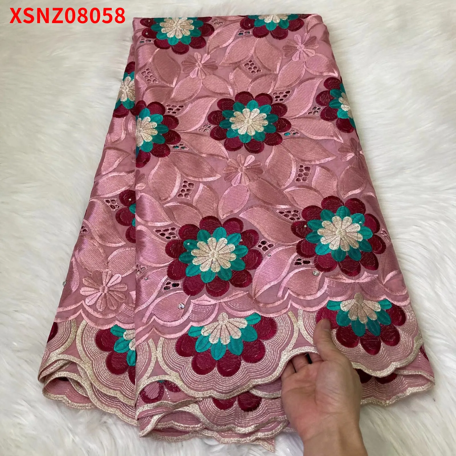 Африканская Анкара низкая цена кружевная ткань хлопок для женщин вечернее