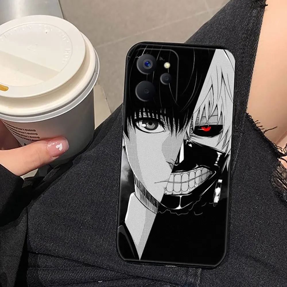 Фото Чехол для телефона Tokyos Ghouls Kanekis Ken для Realme 16 15 15T 14 13 12 11 10 9 9I 8 8I 7 7I PRO PLUS 5G, чехол-накладка DIY №2