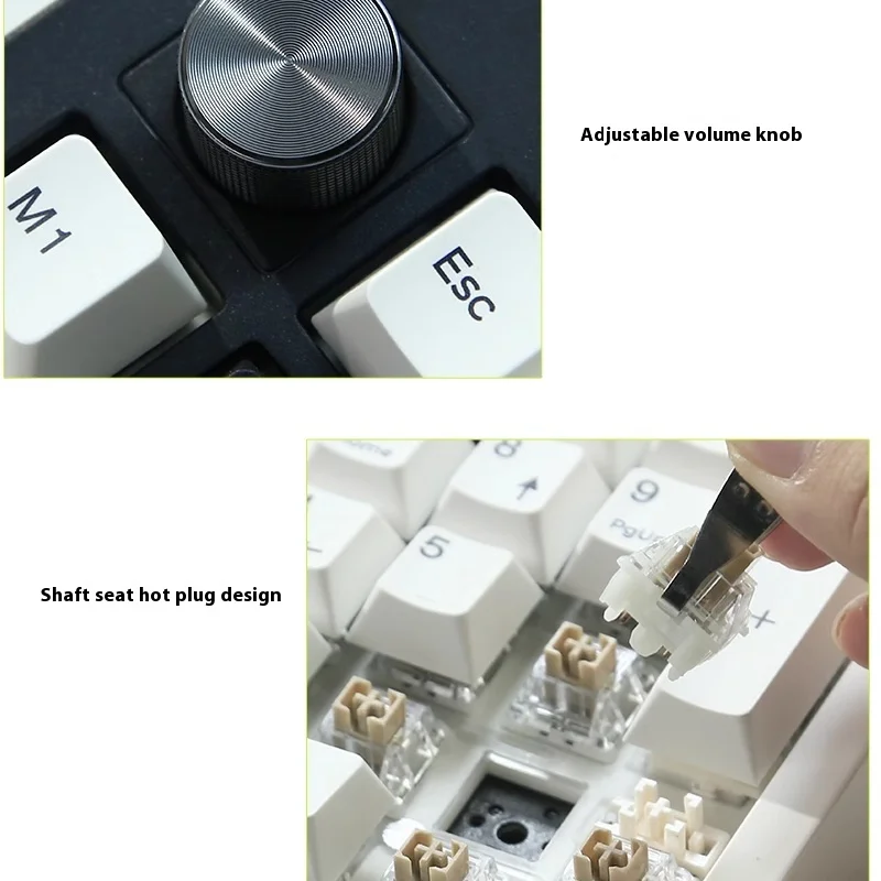 ZUOYA GMK26 Цифровая клавиатура с тремя режимами беспроводная Bluetooth-прокладка горячая