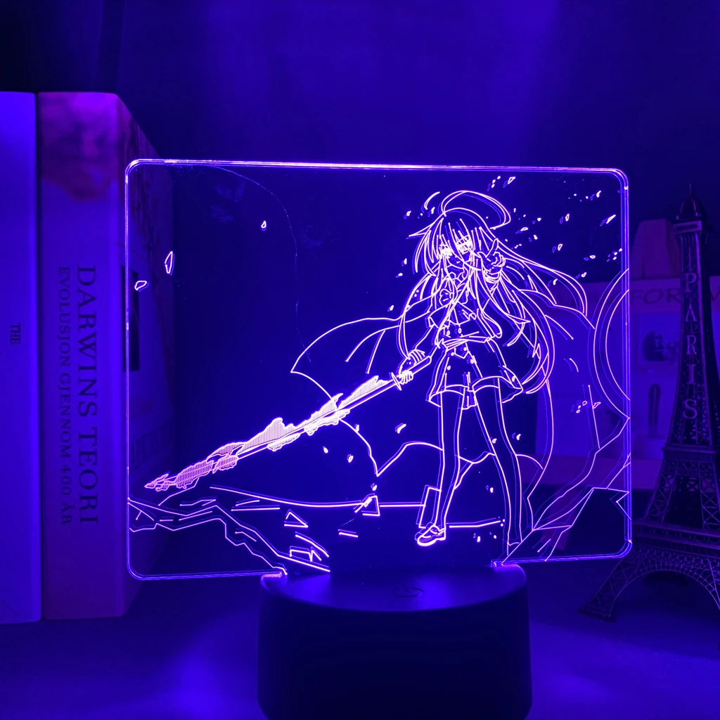 

Anime Led Light Shakugan No Shana for Child Room Decor Night Light Kid Bithday Gift Manga Shakugan No Shana 3d Lamp Bedroom