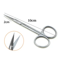 tiangong stainless steel 10cm double eyelid instruments surgical scissors plastic tools medical scissors surgery cut corners str