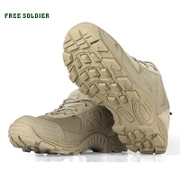 free soldier outdoor tactical sport mens shoes for camping climbing men hiking boots mountain non slip ultra light shoes