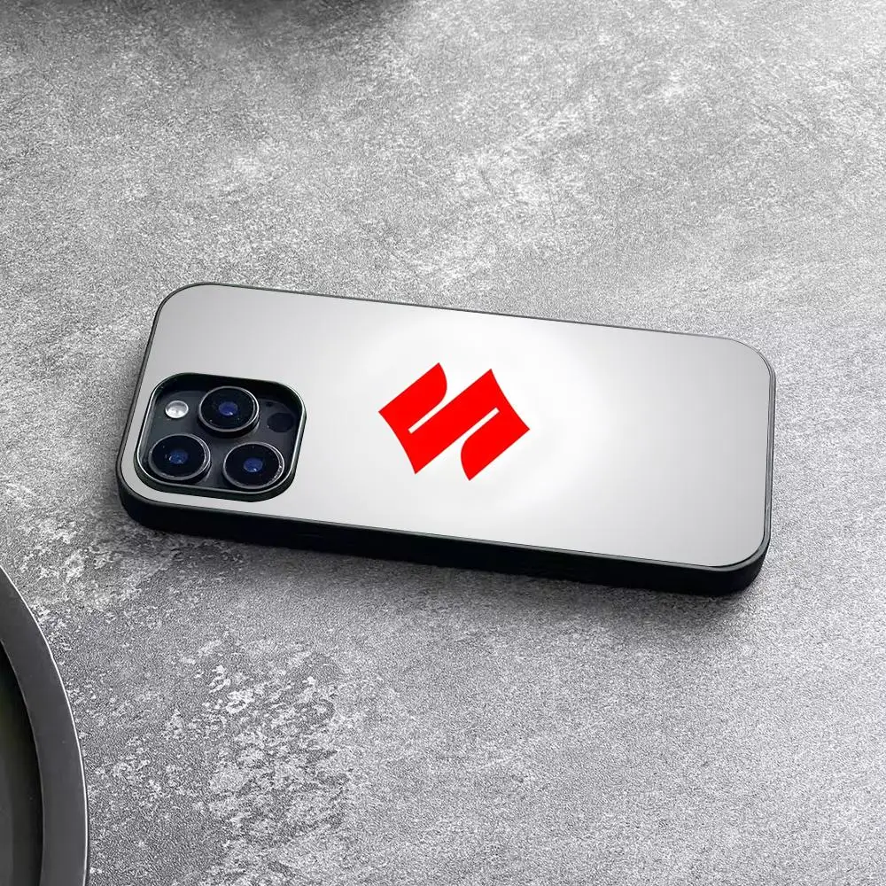 Чехол для телефона SUZUKIes MOTOR L-LOGO для iPhone 17 Air 16 15 14 Plus 13 12 11 Pro Max, двухцветный, из твердого поликарбоната, модный защитный чехол (art.: 3920da2fcbe53) - 3920da2fcbe53