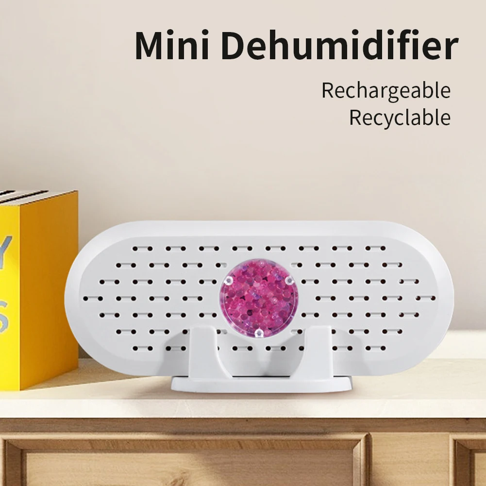 

Mini Moisture Absorbers Reusable Portable Hygroscopic Machine Moisture Absorbent Dehumidifier for Wardrobe Shoe Cabinet Bookcase