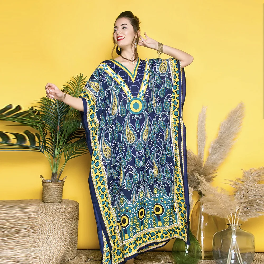 

Long Beach Dress Cover-ups for Women Pareo de Plage Swimsuit Cover up Beach Sarongs Swimwear Kaftan Beach dresses for 2023