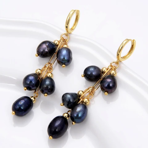 Серьги МINGANMEI из жемчуга