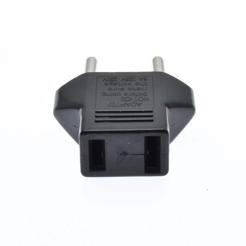 Портативное универсальное зарядное устройство переменного тока с вилкой US на EU