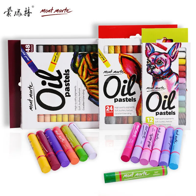 

Crayons 12Color Oil Pastel Water-Soluble Color Graffiti Painting Pen Crayons Art Supplies JR Deals