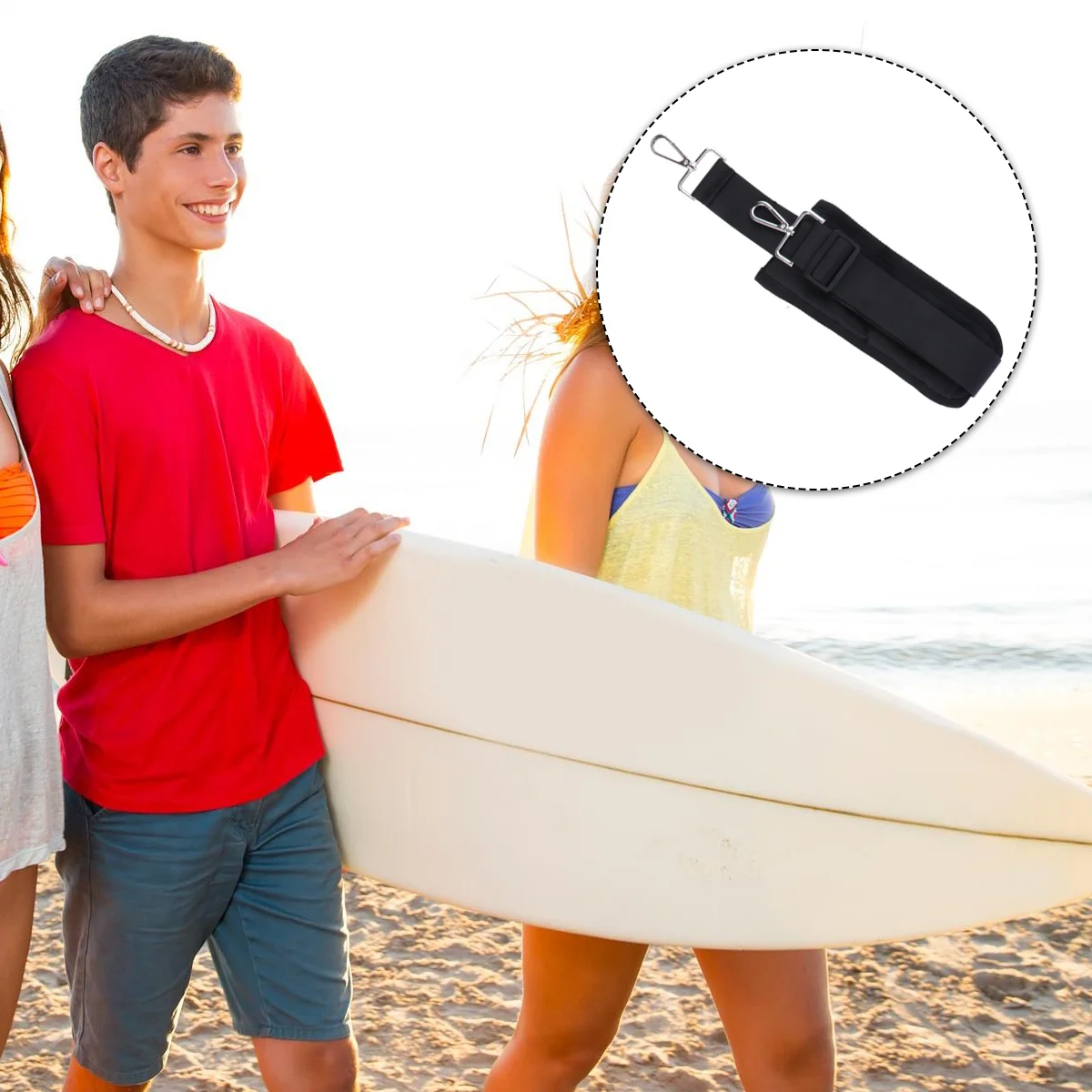 

1 Set/3pcs Adjustable Surfboard Strap Useful Paddle Board Kayak Shoulder Strap