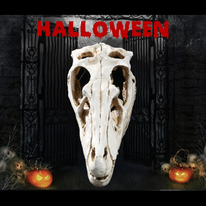 Креативные каучуковые фигурки хадрозавра череп скелет скульптура украшение для