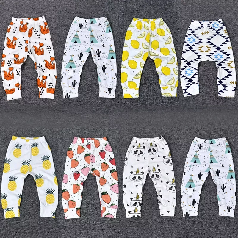 Girl Boy Trousers 0-4Y Cute Spring Autumn Soft Cotton Baby Girl Pants Infant Girl Pants Newborn Boy Pants Leggings