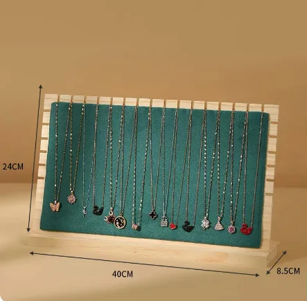 

Деревянная Подставка Для Ювелирных Изделий: Модный Держатель Для Ожерелий, Серег, Кулонов, Витрина Для Украшений