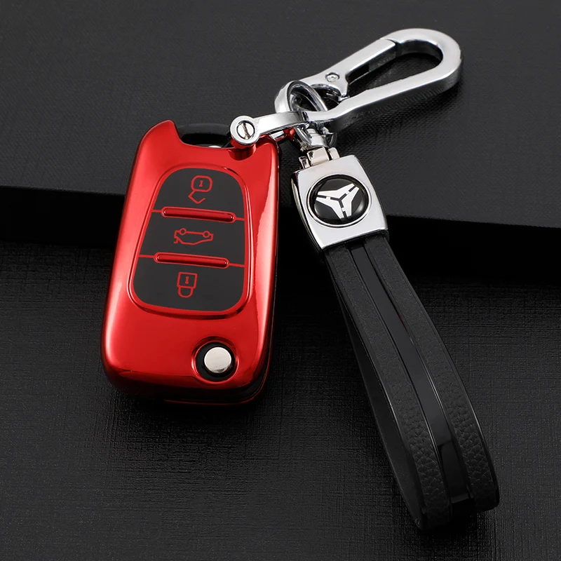 

Car Key Case Cover Shell Fob For KIA Rio 3 Soul Optima Ceed K2 K5 Cerato Sportage For Hyundai Elantra Accent i20 i30 ix35