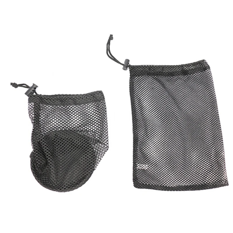 

Golf Ball Mesh Bag Nylon Mesh Stuff Sacks Drawstring Small Sports Ball Bags