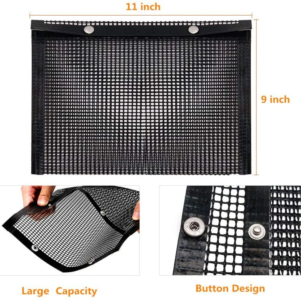 Антипригарная Сетчатая Сумка для барбекю и гриля многоразовая термостойкая