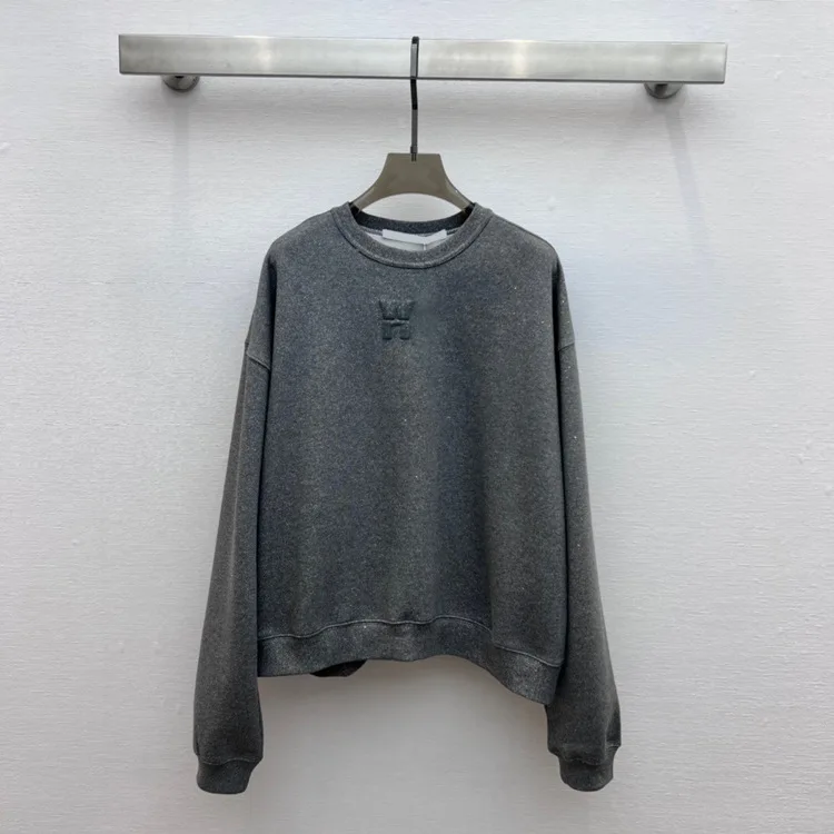 Модель 2023 плюшевый свитер повседневный простой и универсальный свободный крой