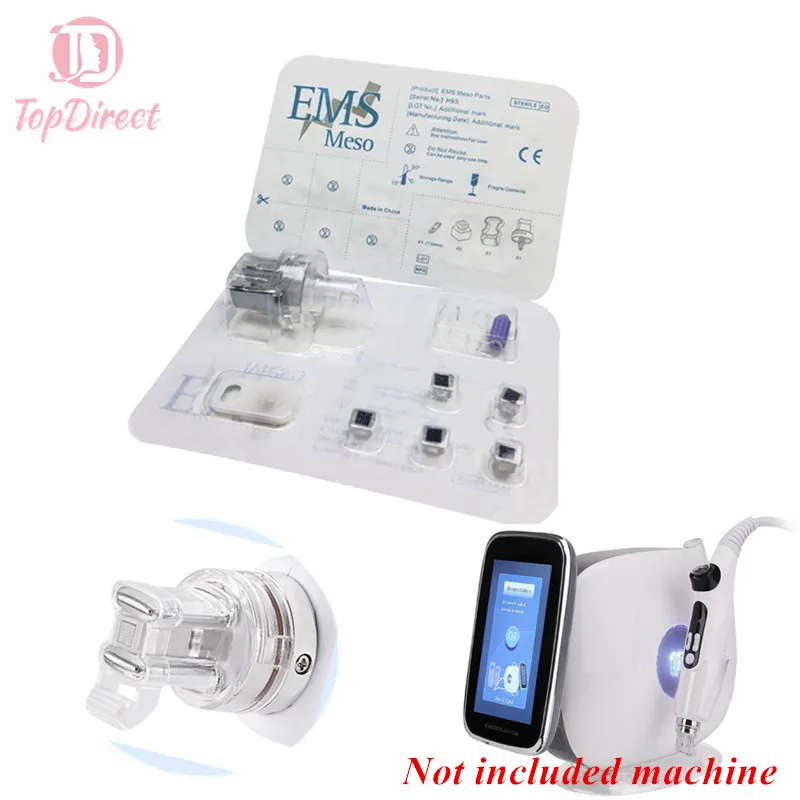 

1/3pcs Monocrystalline Silicon Chip Replacement Head Sets For EMS Mesotherapy Gun RF Water Injector Consumables