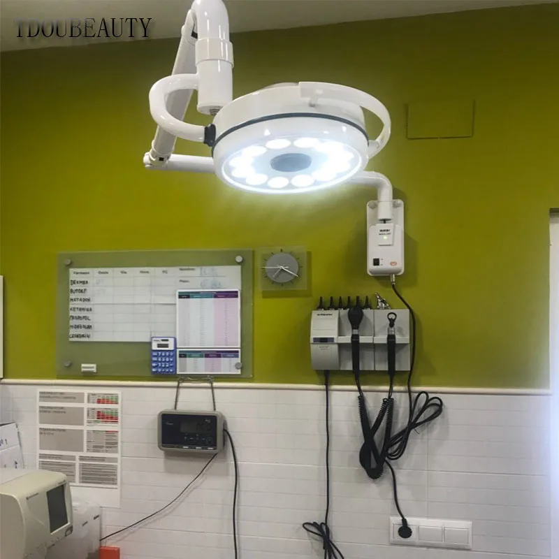 2023 NEW TDOUBEAUTY 36W Wall Mounted LED Surgical Exam Light Dental Shadowless Lamp Pet Surgery  KD-2012B-1 Free Shipping