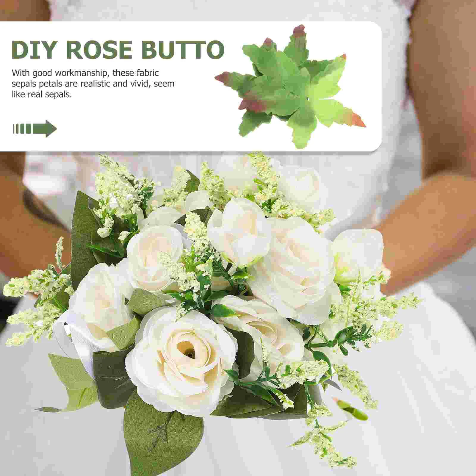 50 шт. искусственные цветы торуса имитация калиаров материалы для