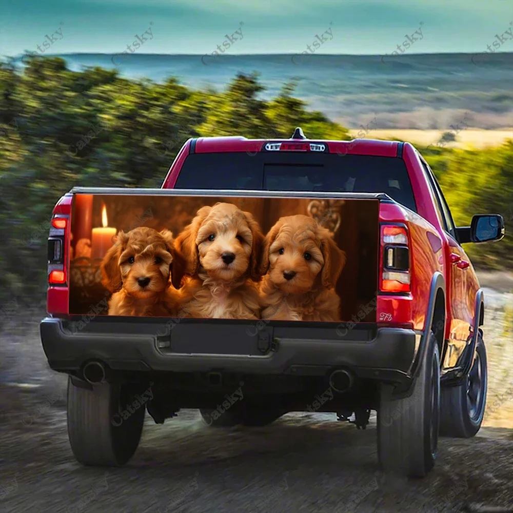 Милая повязка на заднюю дверь для собак Cavapoo материал профессионального класса