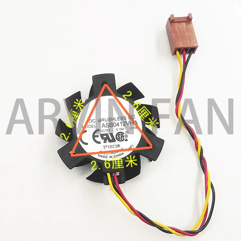 Новый вентилятор радиатора 12 В 0,16 а 0PGH1 voстро360 2320 ASB0412VHA -C106 диаметром 36 мм