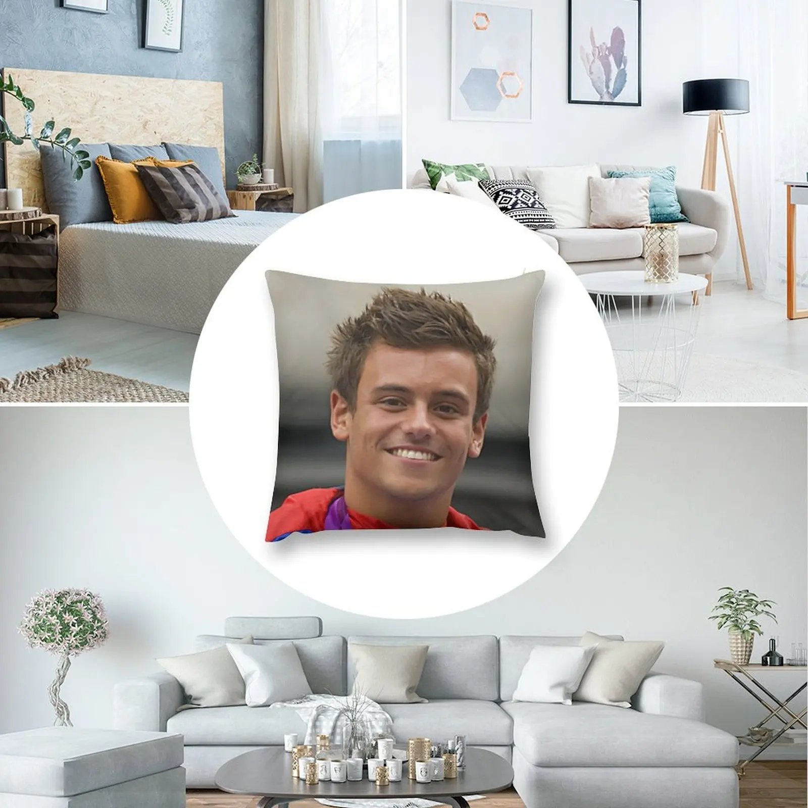Декоративная декоративная подушка tom daley для детской комнаты