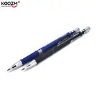 Механические карандаши, карандаши для рисования, для рисования, школьные и офисные принадлежности, 1 шт., 2B, 2,0 мм, синие, черные, со свинцовым держателем, ручка