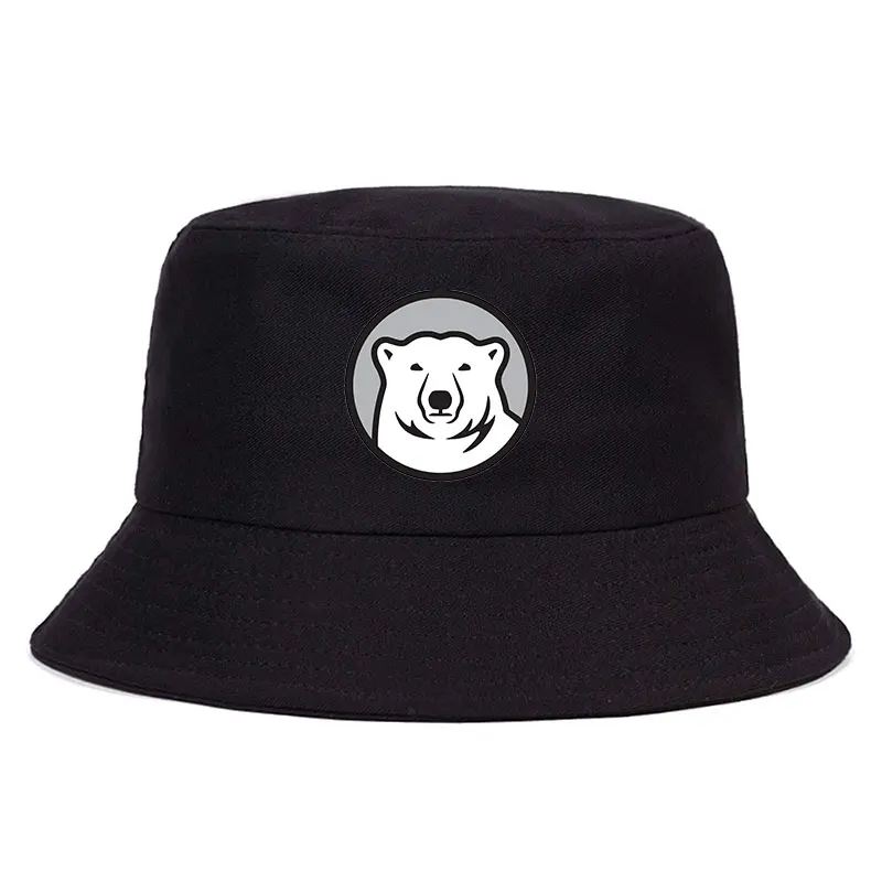 

Панама хлопковая двусторонняя с принтом «белые медведи»