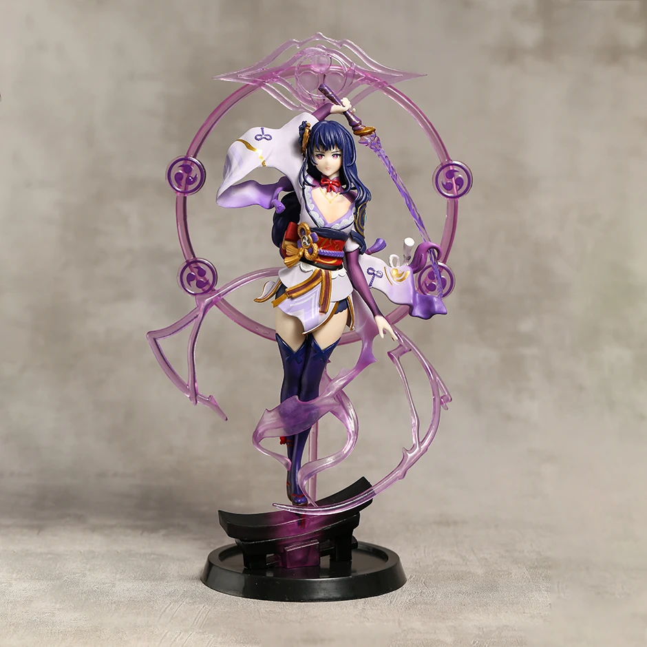 

Фигурка Модели Genshin Impact Beelzebul Raiden Shogun GK статуя из ПВХ отличная фигурка Коллекционная Подарочная кукла